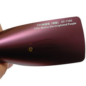 High Quality ColourXP Luxury 7.5mil Super Matte Electroplating Purple TPU Wrap Film Self-Repairing Anti-Scratch Car Film