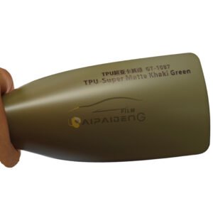 Premium Quality Luxury Satin Khaki Green TPU Matte 7.5mil Color Changing Anti-Scratch Self-Healing UV Proof Car Paint Protection