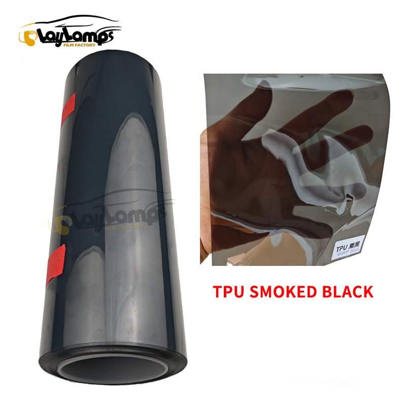 Hot Sale 60cmX15m Smoked Black Removable Tpu Car Headlight Ppf Tint Film - Image 5