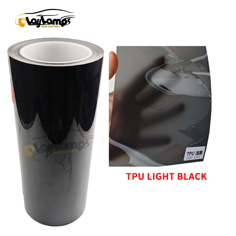 Hot Sale 60cmX15m Smoked Black Removable Tpu Car Headlight Ppf Tint Film - Image 2