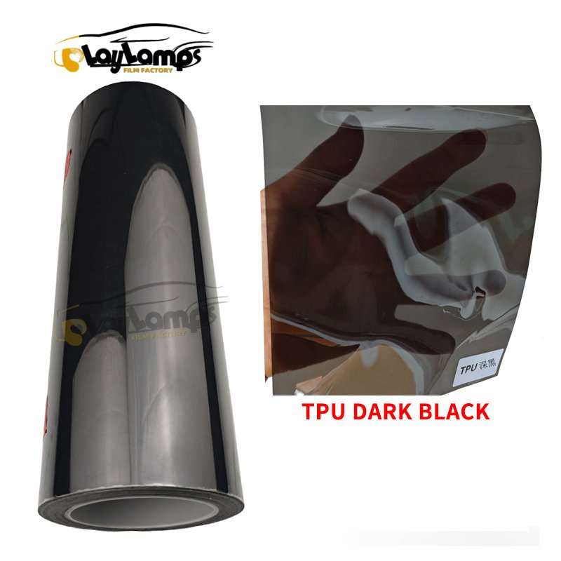 Hot Sale 60cmX15m Smoked Black Removable Tpu Car Headlight Ppf Tint Film - Image 4