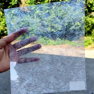 3D Self Adhesive PET Vinyl Color Changing Privacy Protection Body Ice Flower Glass Window Film Decorative Laminate Film